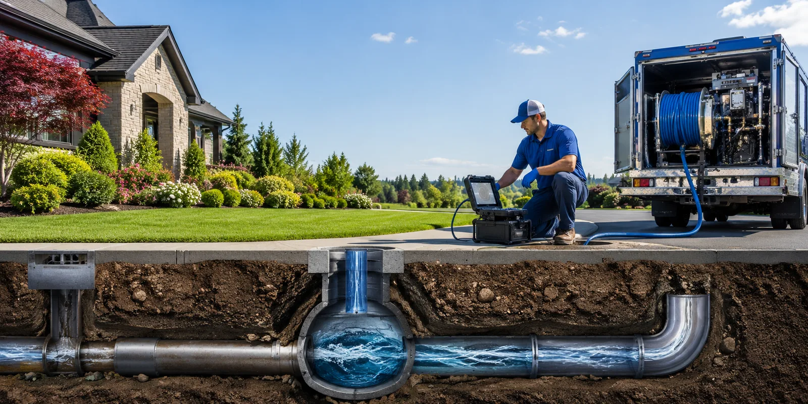 Drainage restoration information for Columbus, PA